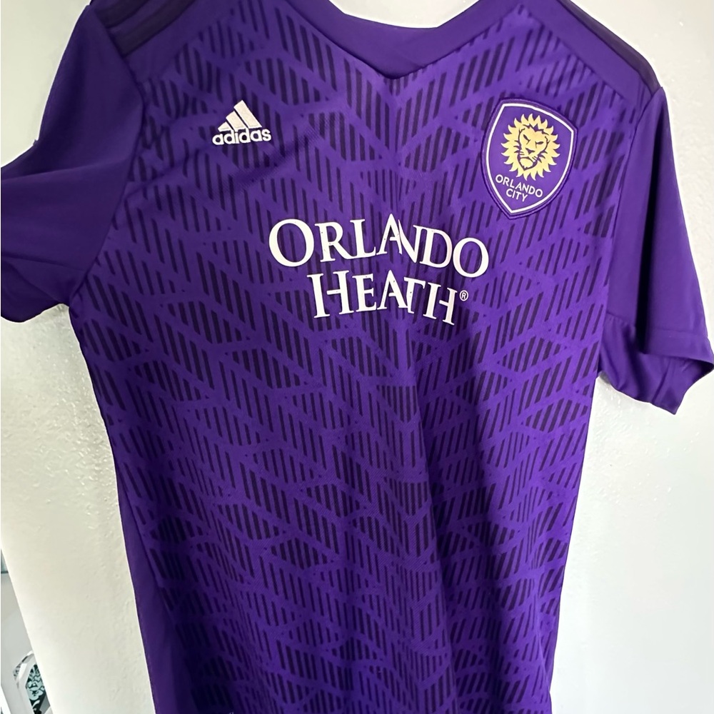 AUTHENTIC Adidas MLS Orlando City Soccer Jersey kids XL